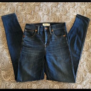 Madewell High-Rise Skinny Jeans in Danny Wash